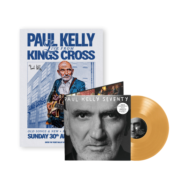 Signed Event Poster + Seventy Deluxe Gold LP