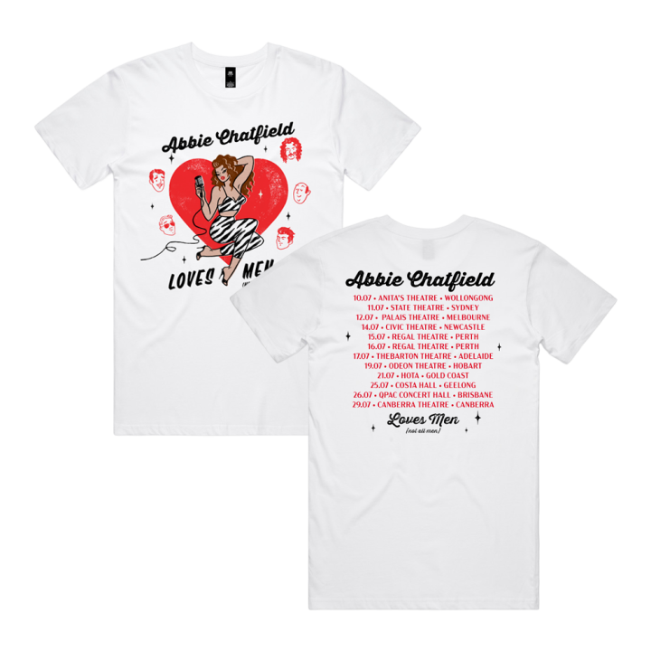 LOVES MEN TOUR WHITE TSHIRT