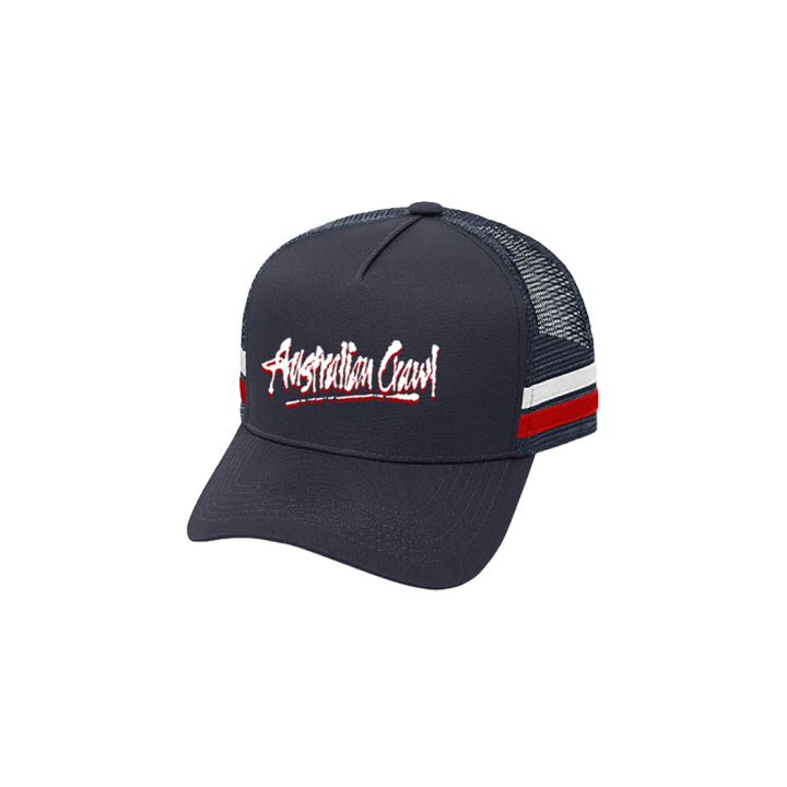 Navy Stripe Trucker