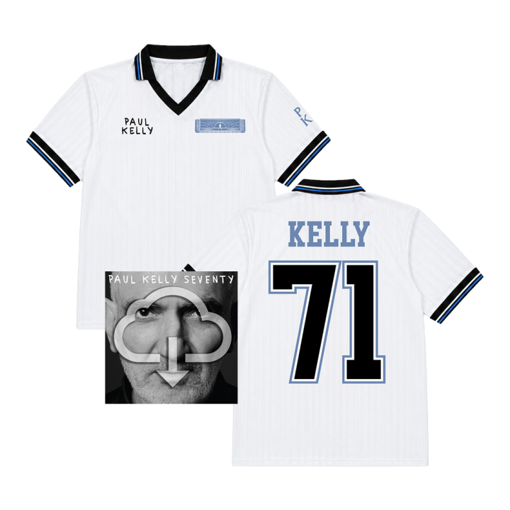 Kelly 71 White/Black Football Jersey + Seventy Deluxe Digital Download