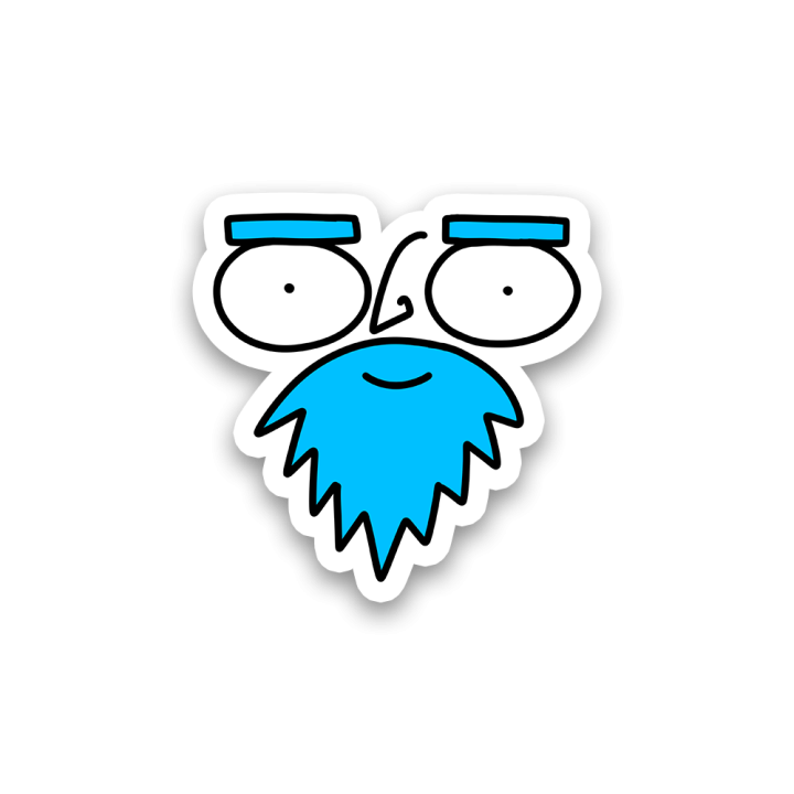 Mr Bin Sticker - Large