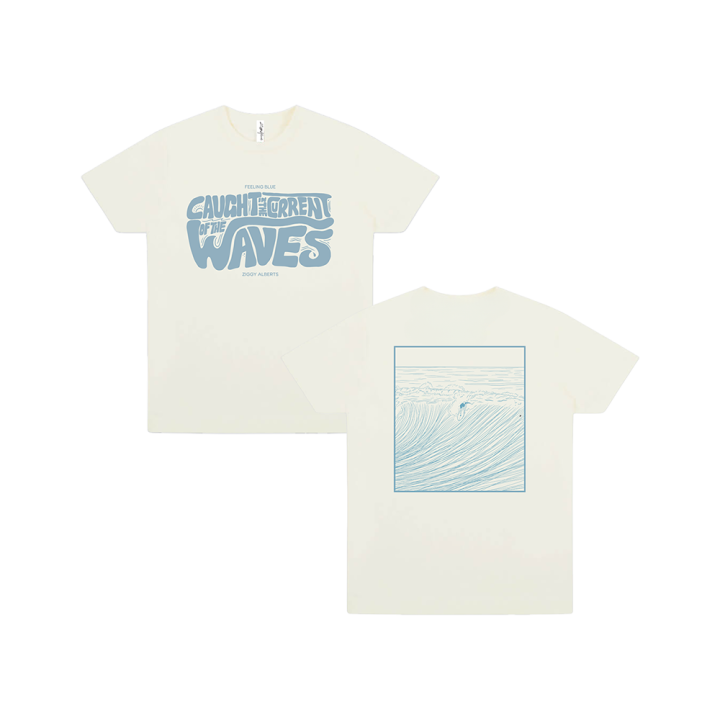 Feeling Blue White Kids Tee