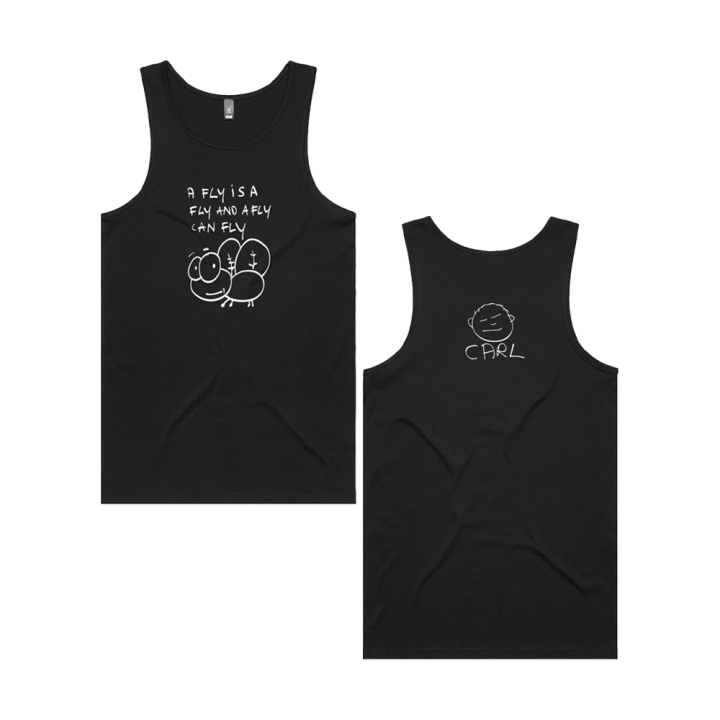 A Fly Is A Fly Black Singlet