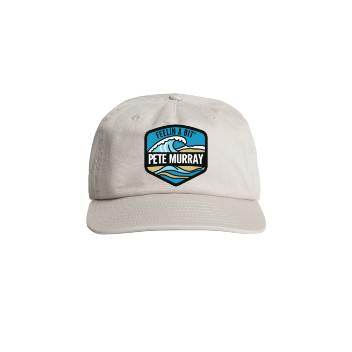 Dad Hat – White/Natural – Feelin A Bit Patch