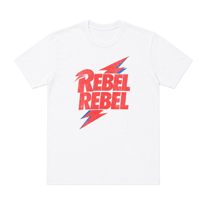 Rebel Bolt Vintage White Tshirt