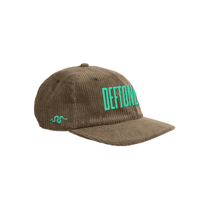 embroidered corduroy hat