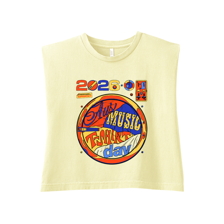 AusMusic T-Shirt Day × Sebi White (COLOUR)