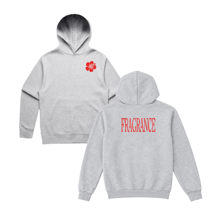 FLOWER GREY HOOD