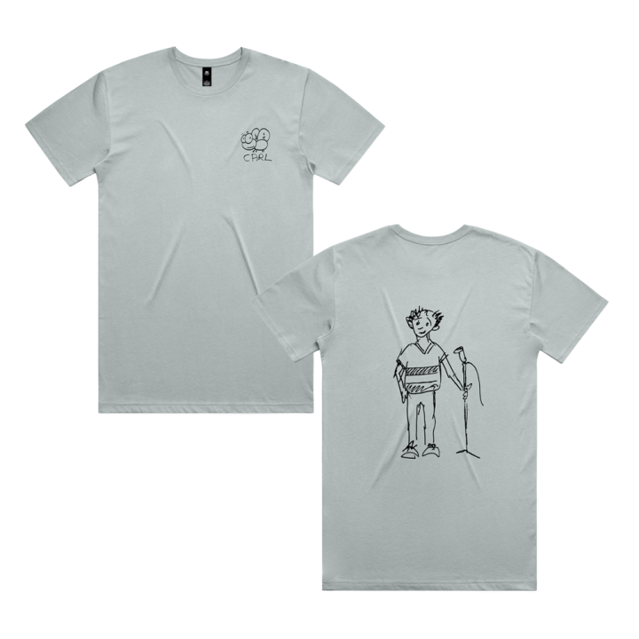 Carl Pocket Fly Smoke Grey Tshirt
