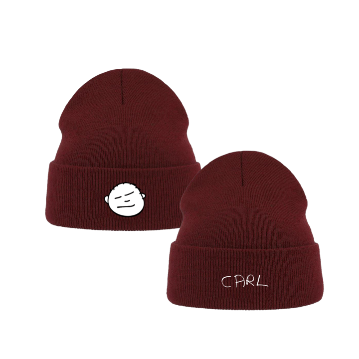 Carl Maroon Beanie