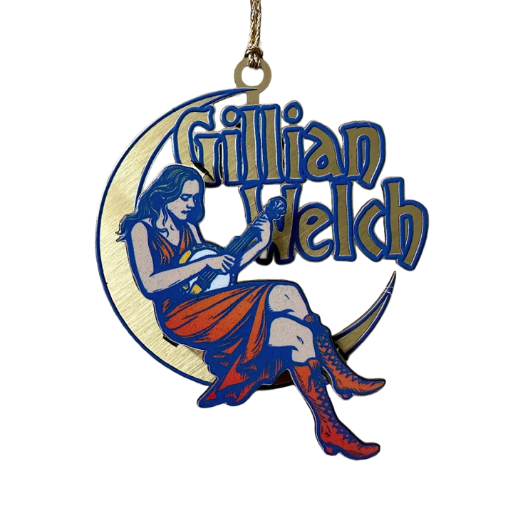 Classic Brass Moon Ornament