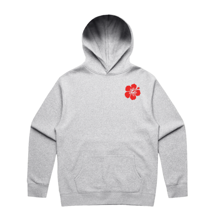 FLOWER GREY HOOD
