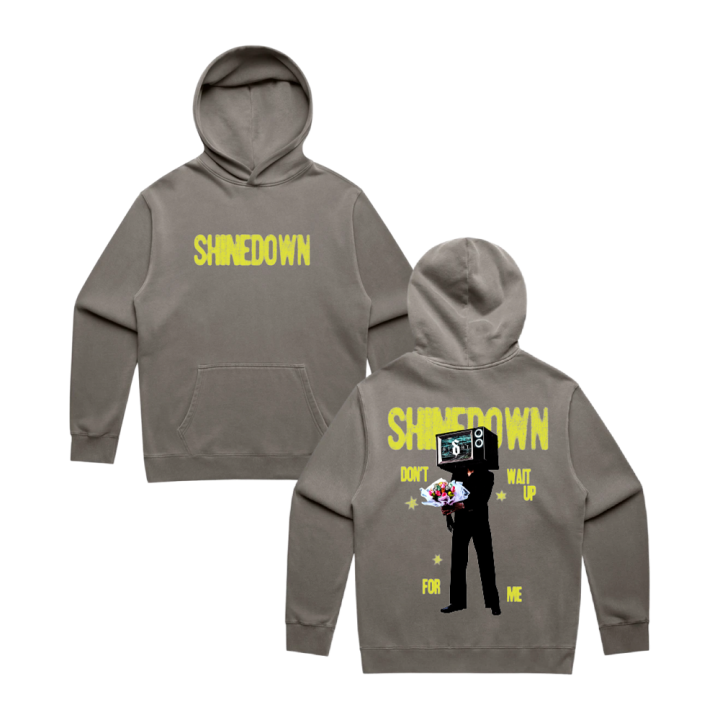 DONT WAIT UP FADED GREY HOOD