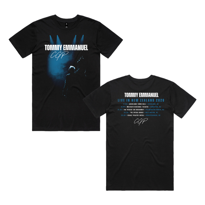 NZ Tour 2026 Black Tshirt