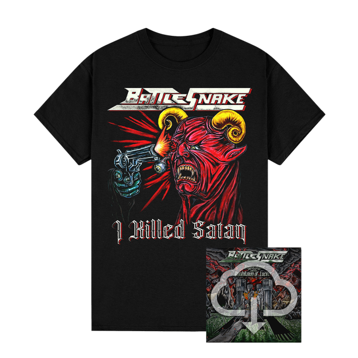 I Killed Satan Tshirt + Digital Download (PREORDER ONLY ITEM)