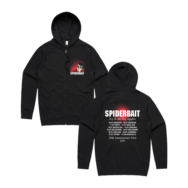 IVY TOUR BLACK ZIP HOOD