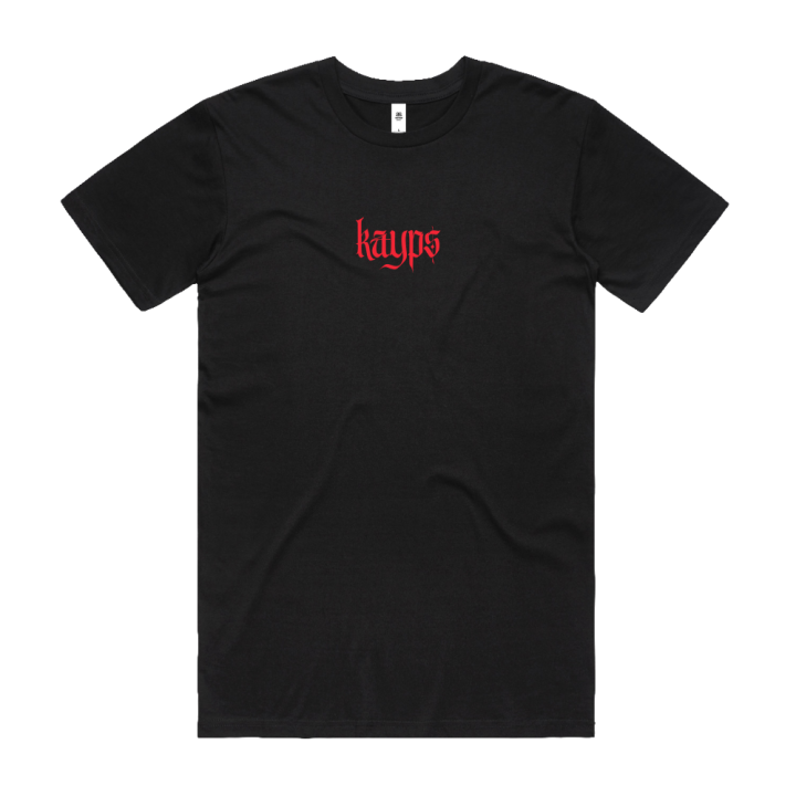 KAYPS - Red Logo Black Tshirt + Bunuba Baby Digital Download