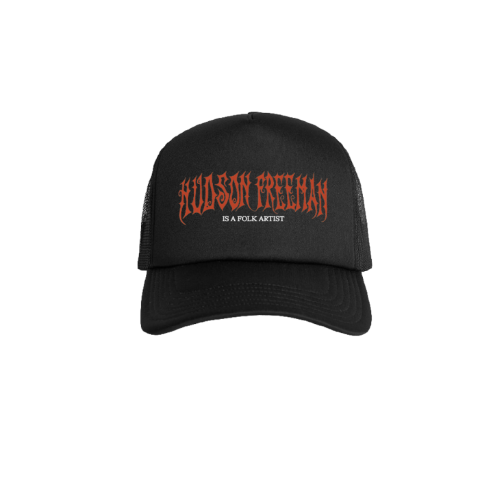 Black Trucker Cap