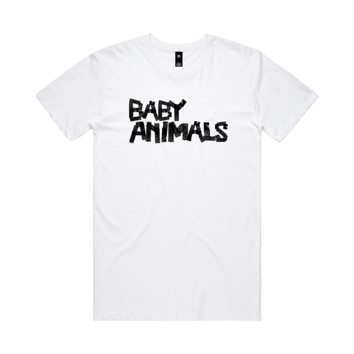 TAPE LOGO WHITE TSHIRT