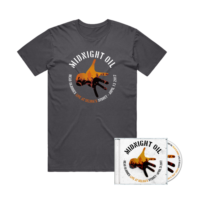 Head Injuries (Live At Selina's) CD + Charcoal Tshirt