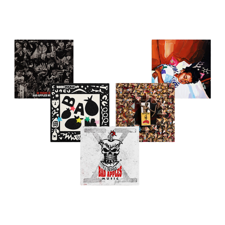 BAD APPLES MUSIC - All 5 Versions - BAM 10th Anniversary Compilation Vinyl