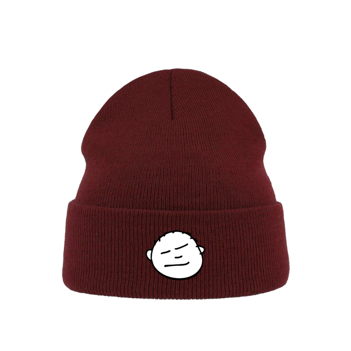Carl Maroon Beanie