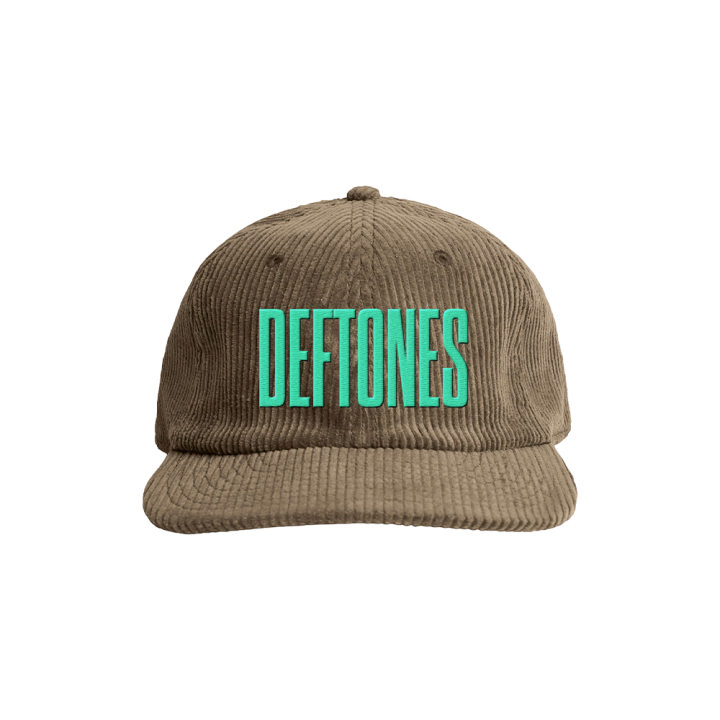 embroidered corduroy hat