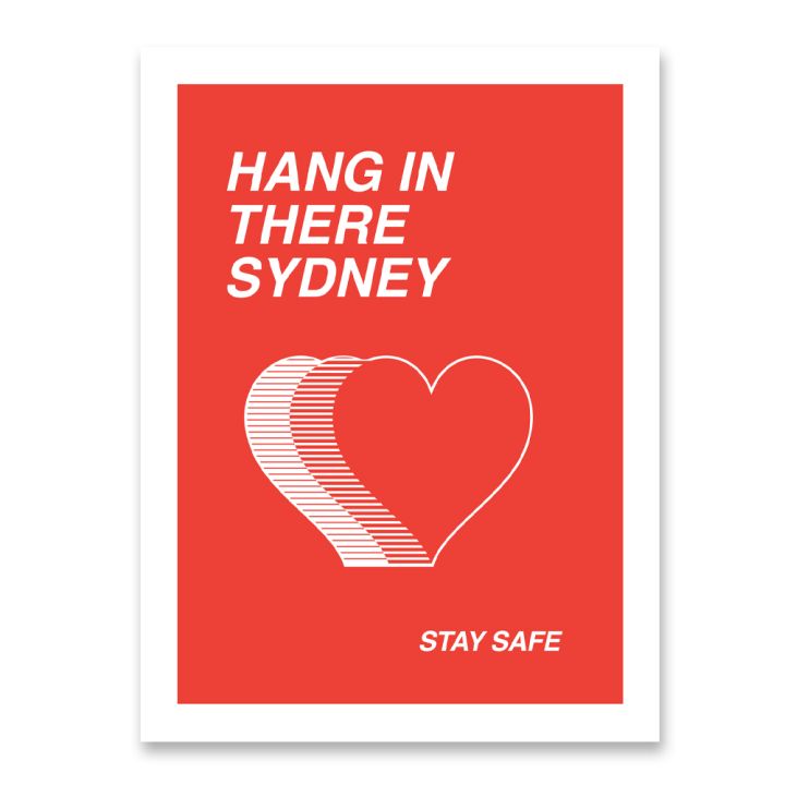 Hang In There Sydney Limited Edition Poster
