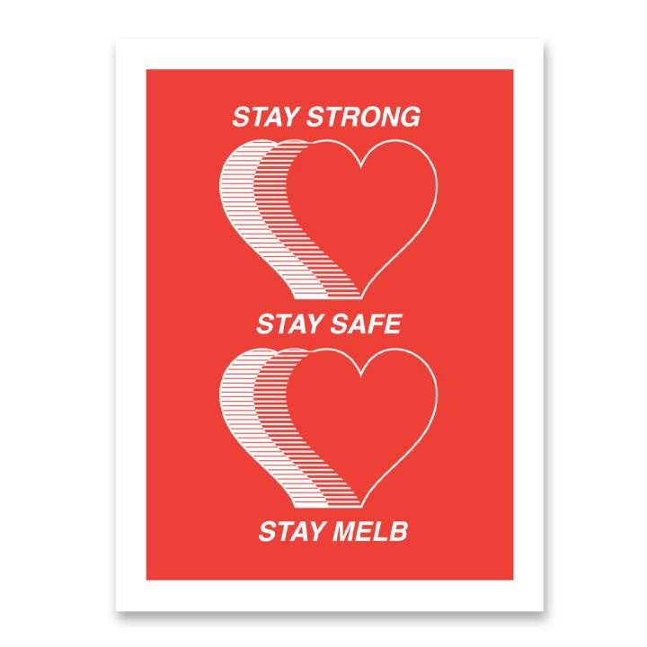 Stay Safe Melbourne Limited Edition Poster