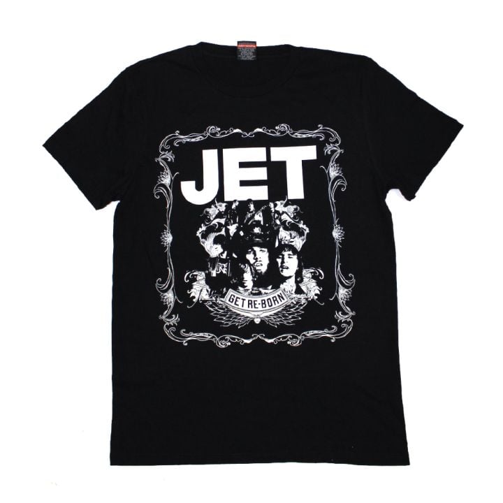 Jet Get Reborn Black Tour Tshirt w/dateback
