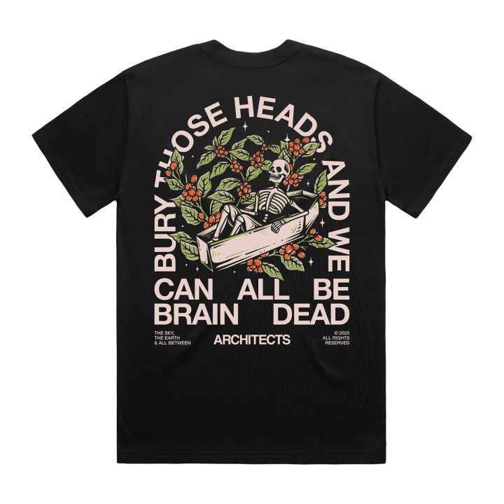 Bury Those Heads Black T-Shirt