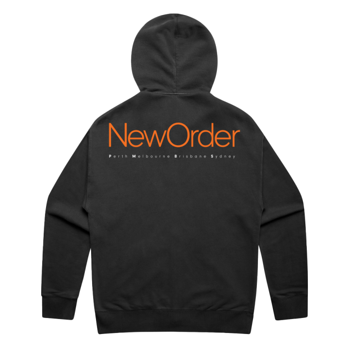 New Order Faded Grey Zip Hood