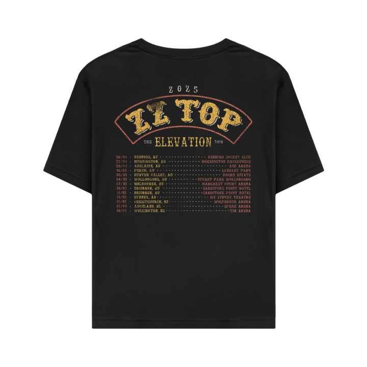 AU/NZ TOUR BLACK TSHIRT