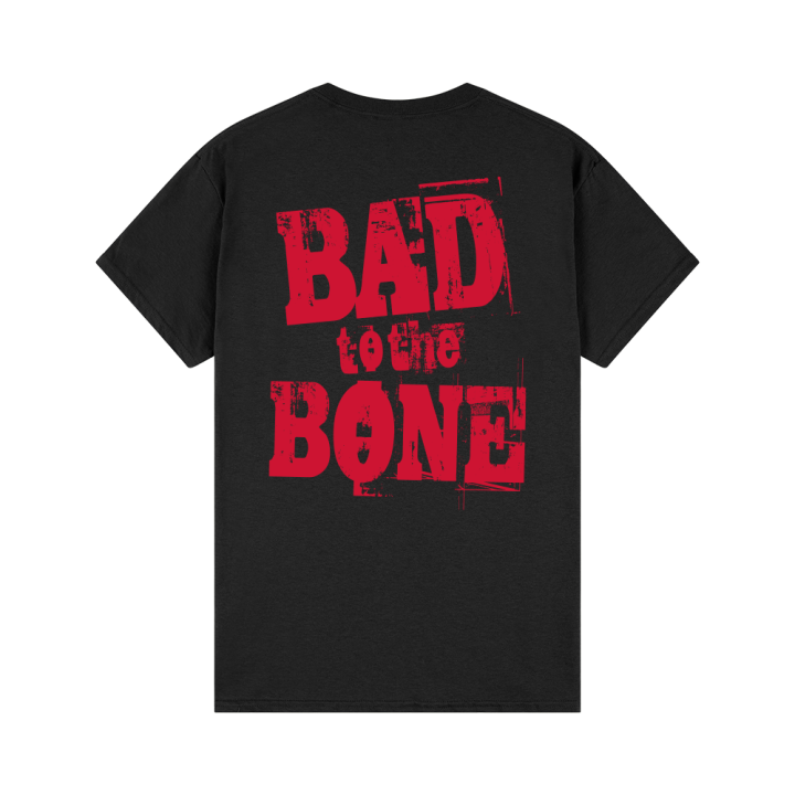 Bad To The Bone Black Tshirt