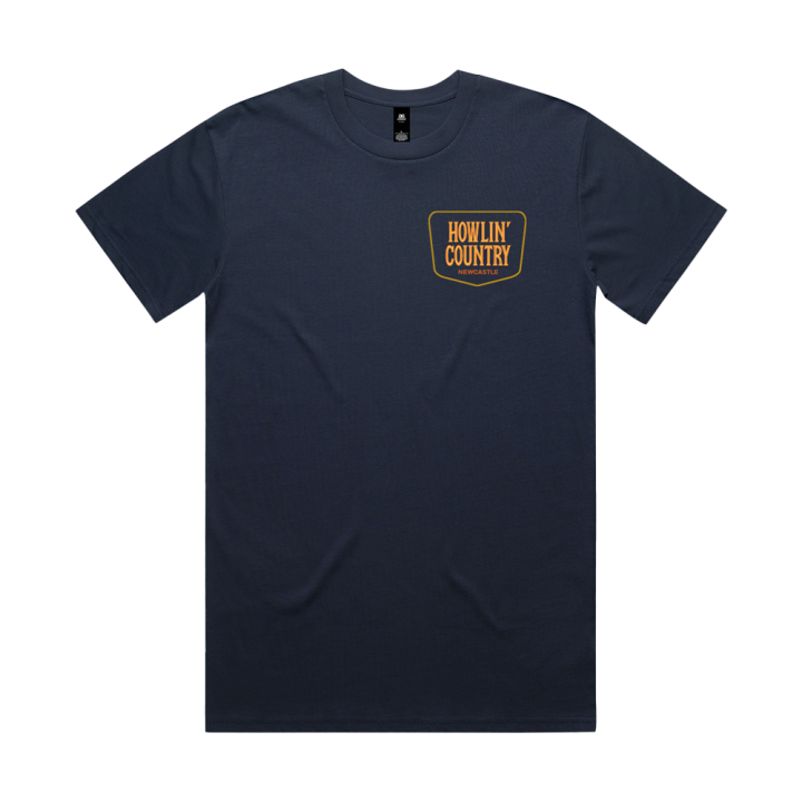 BADGE POCKET NAVY TSHIRT