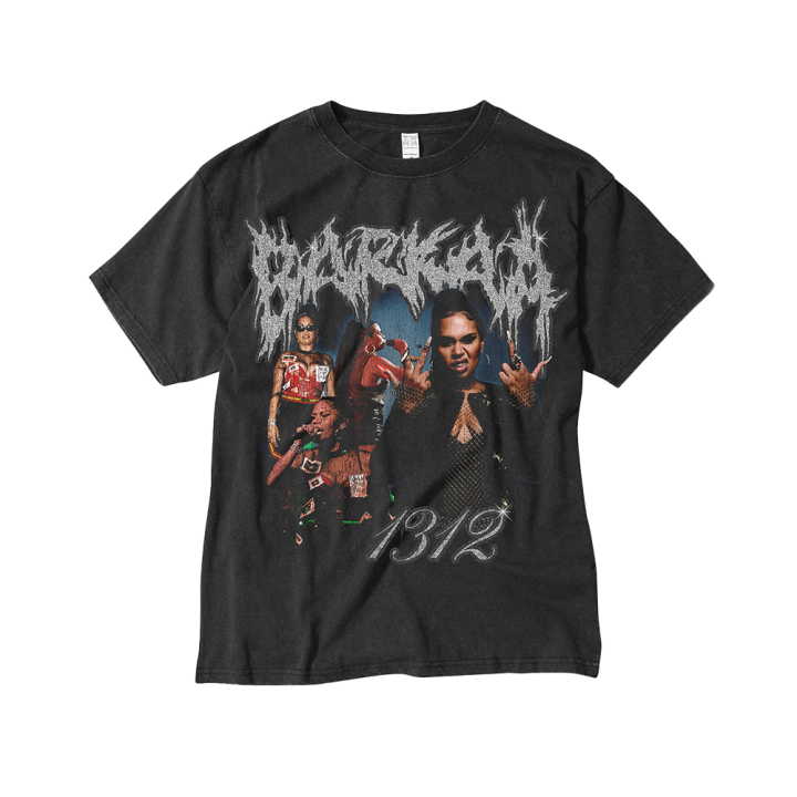 BARKAA- Vintage Portrait Black Tshirt