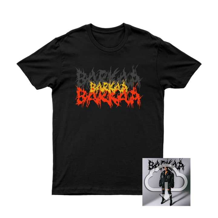 BARKAA Metal Flag Design Tshirt+ BIG TIDDA Digital Download