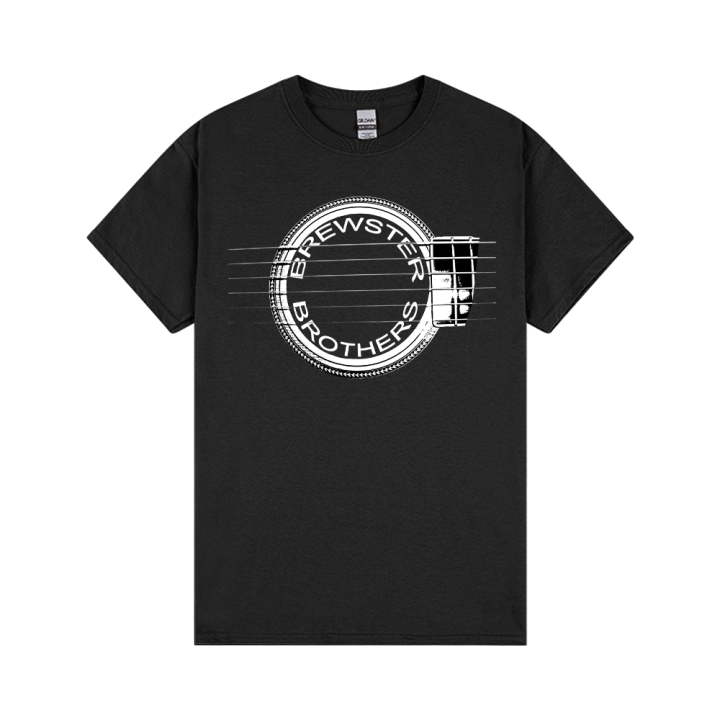 Brewster Brothers Guitar Black Tshirt