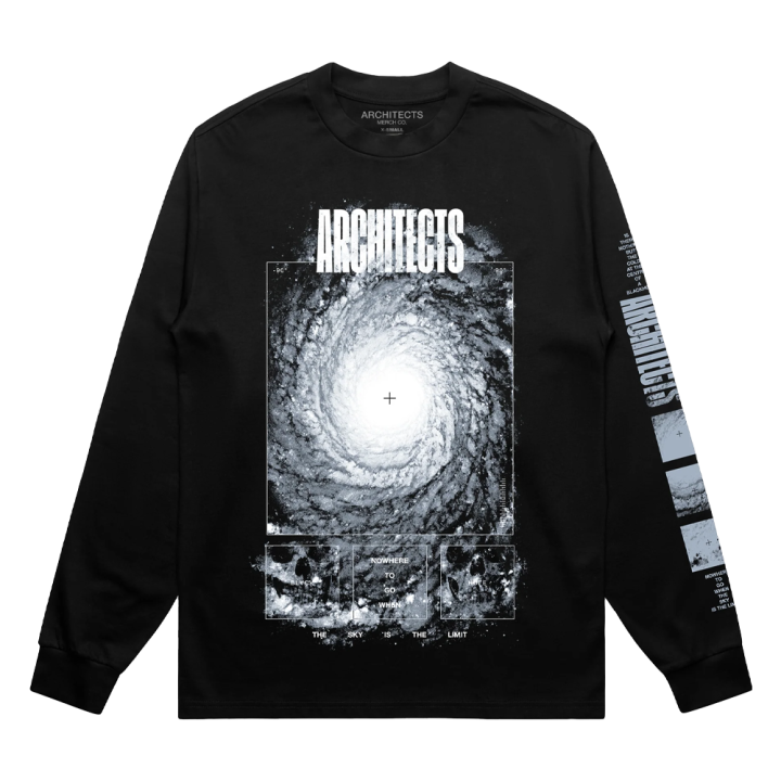 Blackhole Nowhere To Go Black Longsleeve Tshirt