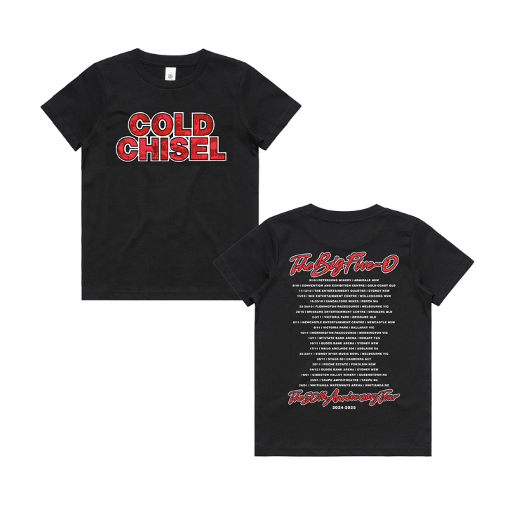 Classic Logo Kids Black Tour Tshirt