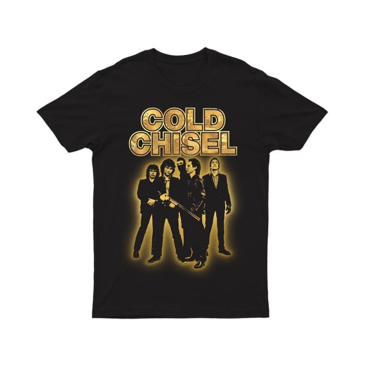 Gold 50th Anniversary Black Tshirt