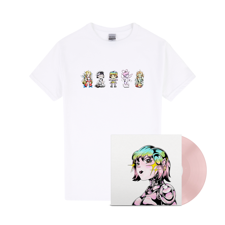 Don&#039;t Take It To Heart - Pink Vinyl LP + White Tshirt