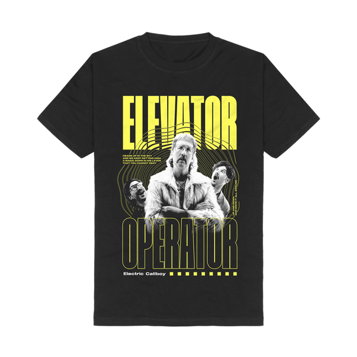 Elevator Operator Photo Black Tshirt