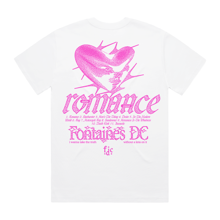 Romance Tracklist White T-Shirt