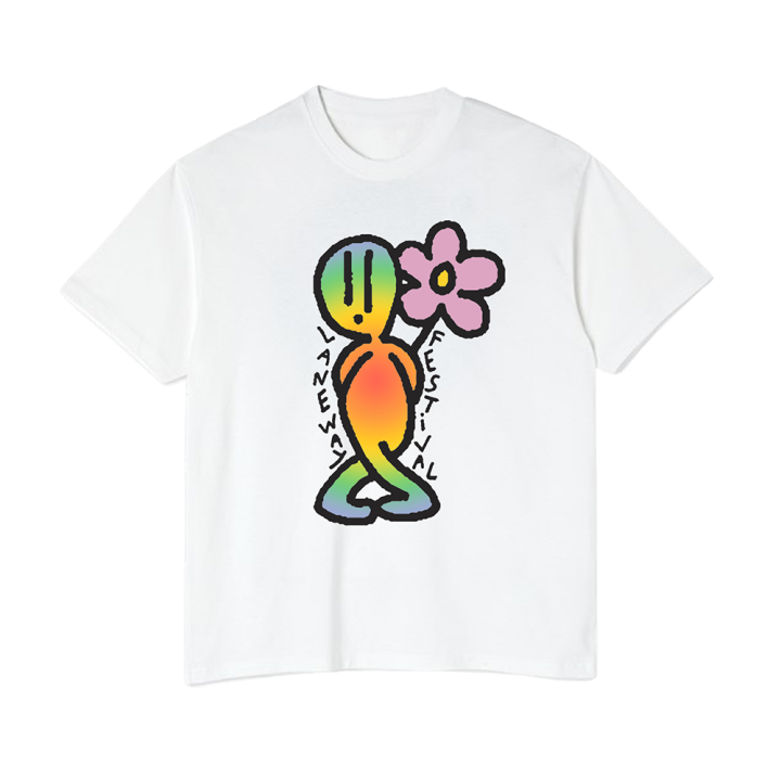 2024 FLOWER ALIEN WHITE TSHIRT