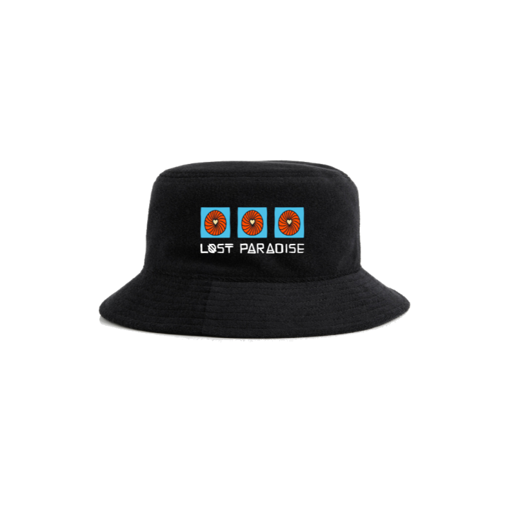 Black Terry Bucket Hat