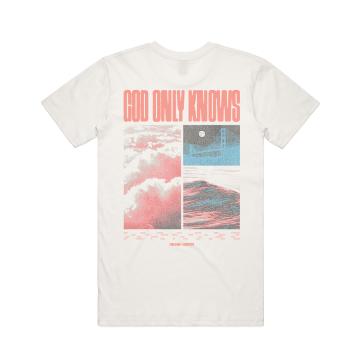 GOD ONLY KNOWS NATURAL TEE