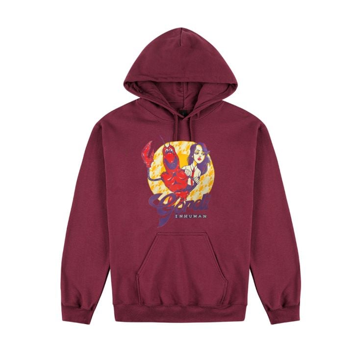 Inhuman Maroon Hoody