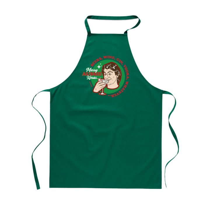 Green Christmas Apron