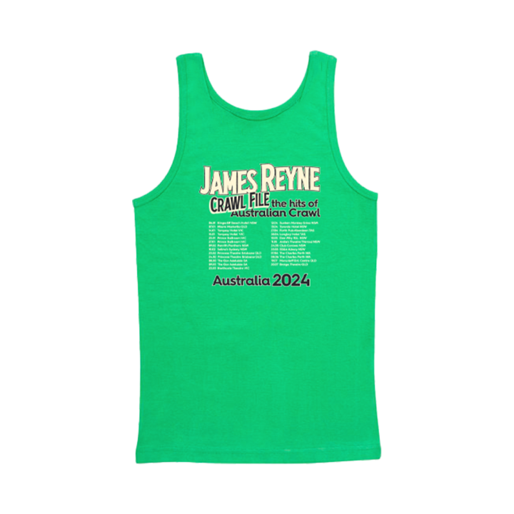 Green Tank/Singlet – Mono Tour 2024